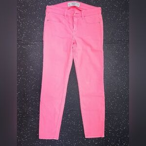 Abercrombie and Fitch Pink Skinny Pants